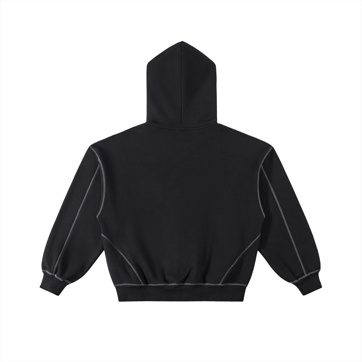 Unisex Boxy Fleece Zip Hoodie