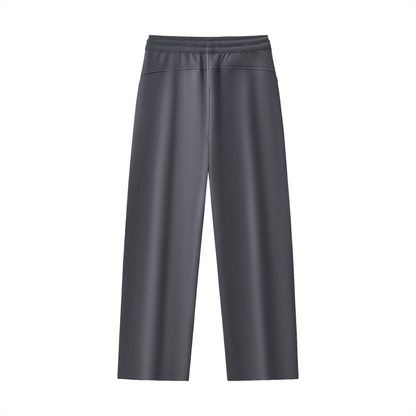 Drawstring Straight-Leg Sweatpants