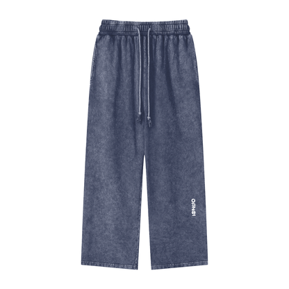 Snow Washed Straight Pants