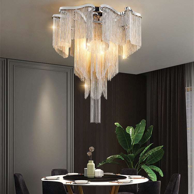 Luxury Tassel Aluminum Ceiling light