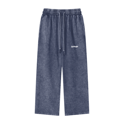 Snow Washed Straight Pants
