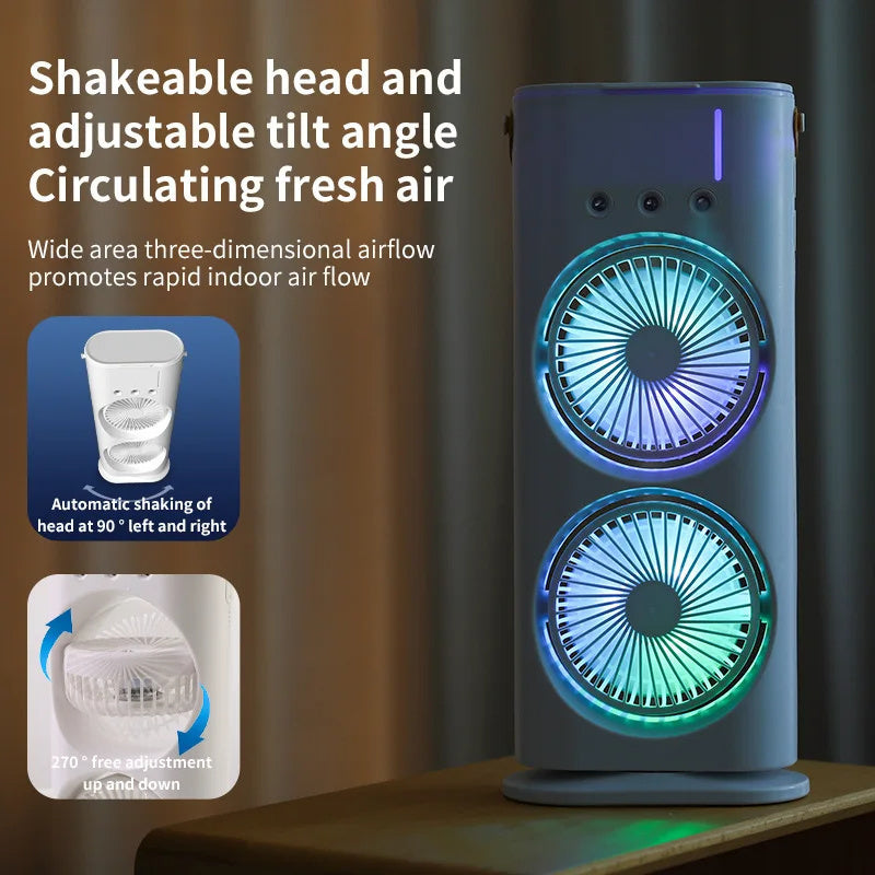 Double-ended Spray Fan Air Conditioner