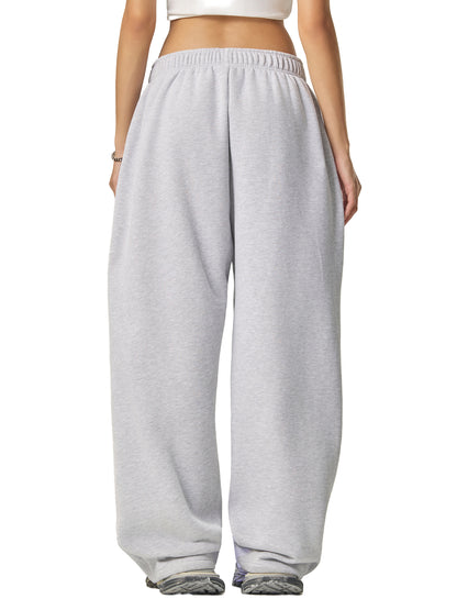 Contrast  Fleece Sweatpants