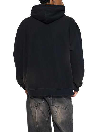 Frayed Fleece Hoodie