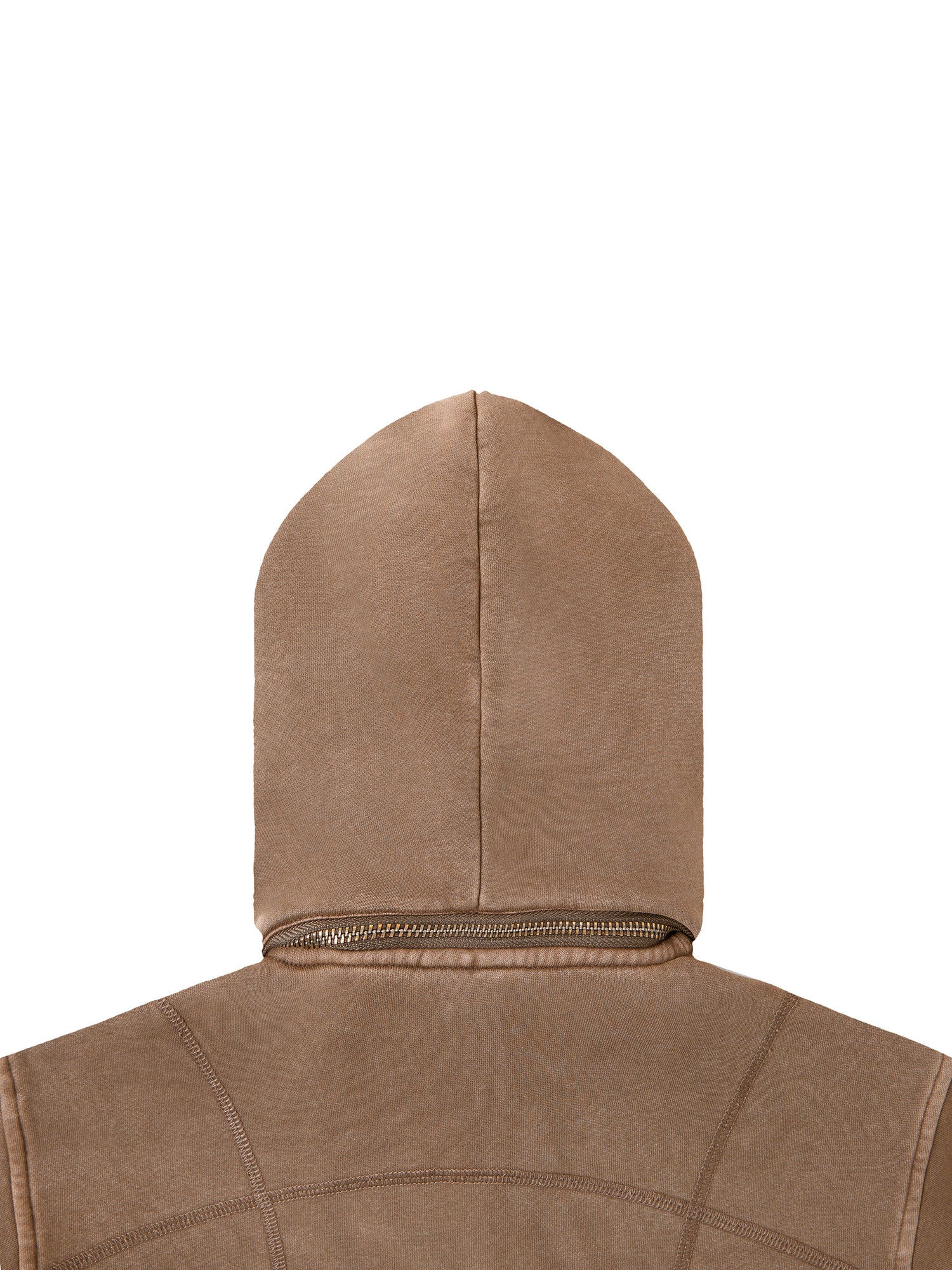 Vintage Washed Cropped Fleece Hoodie