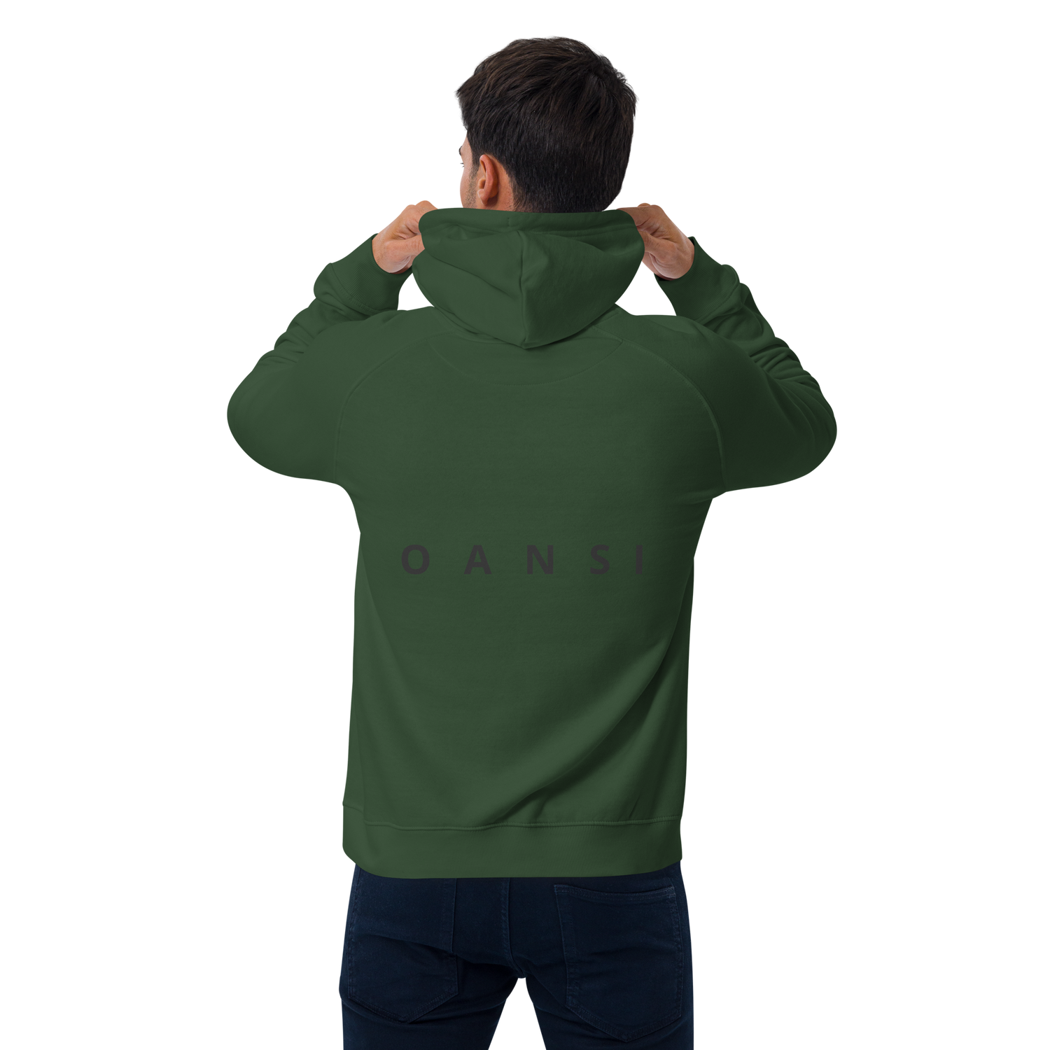 Unisex eco raglan hoodie