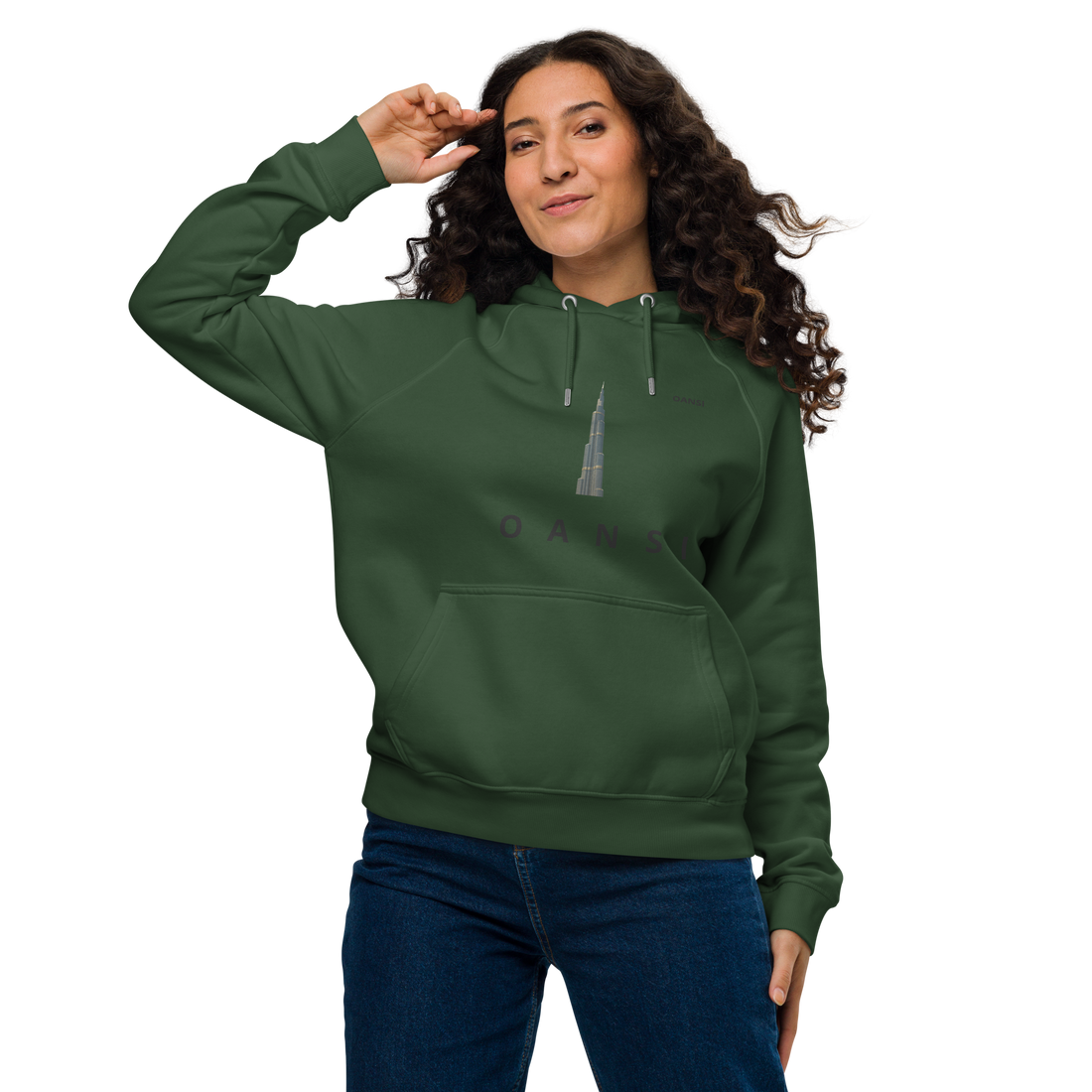 Unisex eco raglan hoodie